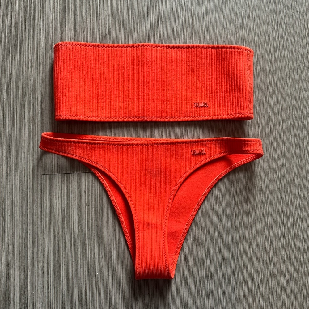 Triangl Orange Bikini - M Top // L Bottoms